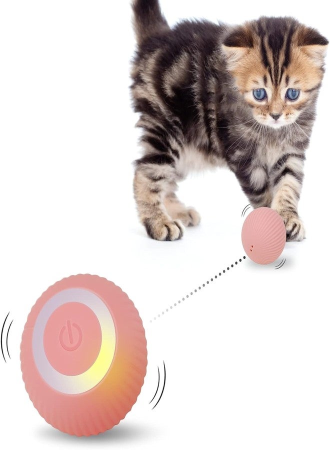 VAVSU Interactive Cat Toy Ball，USB Rechargeable Automatic Cat Toy Balls Automatic Moving Rolling Cat Toys for Indoor Kitten Smart Ball Toy Gift for Your Kitty(Multicolor) - Image 3